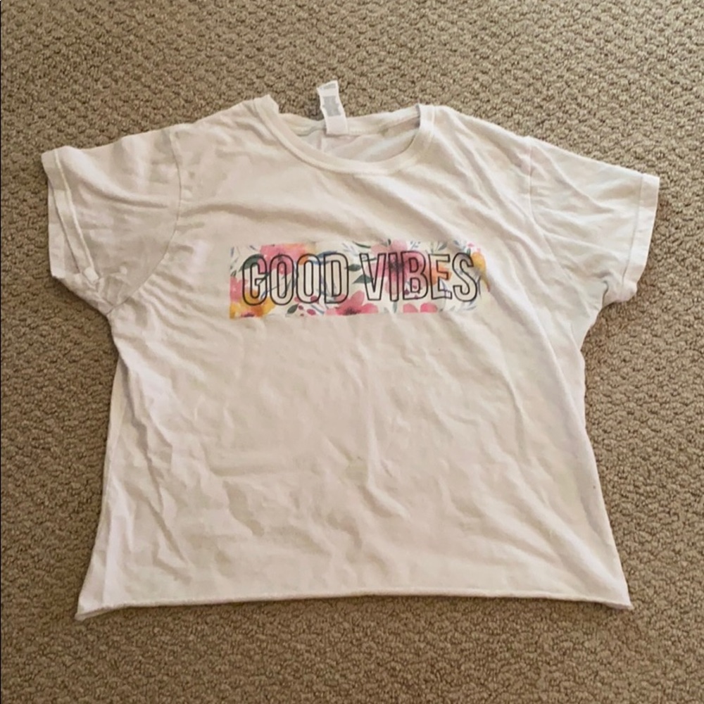 Good Vides crop top